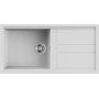 Elleci Best LGB48068 zlewozmywak granitowy 100x51 cm biały zdj.1