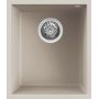 Elleci Quadra LGQ10039BSO zlewozmywak granitowy 44x38 cm biały zdj.1