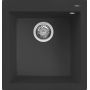 Elleci Quadra LGQ10240 zlewozmywak granitowy 50x47 cm czarny zdj.1