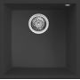 Elleci Quadra LGQ10240BSO zlewozmywak granitowy 44x44 cm czarny zdj.1