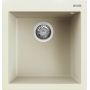 Elleci Quadra LGQ10262 zlewozmywak granitowy 50x47 cm biały zdj.1