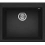 Elleci Quadra LGQ10540 zlewozmywak granitowy 57x50 cm czarny zdj.1