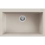 Elleci Quadra LGQ13039 zlewozmywak granitowy 79x50 cm biały zdj.1