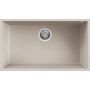 Elleci Quadra LGQ13039BSO zlewozmywak granitowy 76x44 cm biały zdj.1