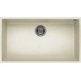 Elleci Quadra LGQ13062BSO zlewozmywak granitowy 76x44 cm biały zdj.1