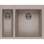 Elleci Quadra LGQ15043 zlewozmywak granitowy 59x50 cm beżowy zdj.1