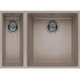 Elleci Quadra LGQ15043BSO zlewozmywak granitowy 56x44 cm beżowy zdj.1