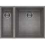Elleci Quadra LGQ15048BSO zlewozmywak granitowy 56x44 cm szary/grafitowy/onyx zdj.1