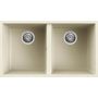 Elleci Quadra LGQ35062BSO zlewozmywak granitowy 76x43.5 cm biały zdj.1