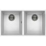Elleci Quadra LGQ35068BSO zlewozmywak granitowy 76x43.5 cm biały zdj.1