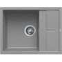 Elleci Unico LGU12548 zlewozmywak granitowy 65x50 cm szary/grafitowy/onyx zdj.1