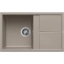 Elleci Unico LGU30043 zlewozmywak granitowy 79x50 cm beżowy zdj.1