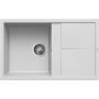 Elleci Unico LGU30068 zlewozmywak granitowy 79x50 cm biały zdj.1