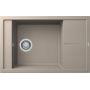 Elleci Unico LGU30543 zlewozmywak granitowy 78x50 cm beżowy zdj.1