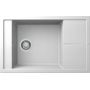 Elleci Unico LGU30568 zlewozmywak granitowy 78x50 cm biały zdj.1