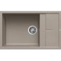 Elleci Unico LGU31043 zlewozmywak granitowy 78x50 cm beżowy zdj.1