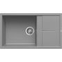 Elleci Unico LGU41048 zlewozmywak granitowy 86x50 cm szary/grafitowy/onyx zdj.1