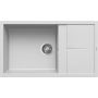 Elleci Unico LGU41068 zlewozmywak granitowy 86x50 cm biały zdj.1