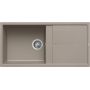 Elleci Unico LGU48043 zlewozmywak granitowy 100x50 cm beżowy zdj.1