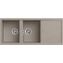 Elleci Unico LGU50043 zlewozmywak granitowy 116x50 cm beżowy zdj.1