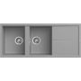 Elleci Unico LGU50048 zlewozmywak granitowy 116x50 cm szary/grafitowy/onyx zdj.1