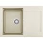 Elleci Easy LGY13562 zlewozmywak granitowy 68x50 cm biały zdj.1