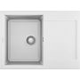 Elleci Easy LGY13568 zlewozmywak granitowy 68x50 cm biały zdj.1