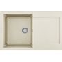 Elleci Easy LGY30062 zlewozmywak granitowy 79x50 cm biały zdj.1