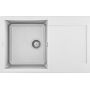 Elleci Easy LGY30068 zlewozmywak granitowy 79x50 cm biały zdj.1