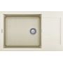 Elleci Easy LGY31062 zlewozmywak granitowy 78x50 cm biały zdj.1
