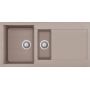 Elleci Easy LGY47543 zlewozmywak granitowy 100x50 cm beżowy zdj.1
