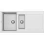 Elleci Easy LGY47568 zlewozmywak granitowy 100x50 cm biały zdj.1