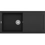 Elleci Easy LGY48040 zlewozmywak granitowy 100x50 cm czarny zdj.1