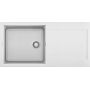 Elleci Easy LGY48068 zlewozmywak granitowy 100x50 cm biały zdj.1
