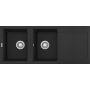 Elleci Easy LGY50040 zlewozmywak granitowy 116x50 cm czarny zdj.1
