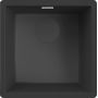 Elleci Dynamo LGZ10240FBXCB zlewozmywak granitowy 45.6x45.6 cm czarny zdj.1