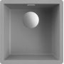 Elleci Dynamo LGZ10248FIXCI zlewozmywak granitowy 45.6x45.6 cm szary/grafitowy/onyx zdj.1