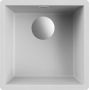 Elleci Dynamo LGZ10268FIXCI zlewozmywak granitowy 45.6x45.6 cm biały zdj.1