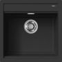 Elleci Best LKB10486 zlewozmywak granitowy 51x51 cm czarny zdj.1