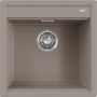Elleci Best LKB10489 zlewozmywak granitowy 51x51 cm beżowy-brązowy zdj.1