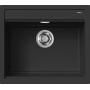 Elleci Best LKB10586 zlewozmywak granitowy 57x51 cm czarny zdj.1