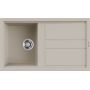 Elleci Best LKB40095 zlewozmywak granitowy 86x51 cm beżowy zdj.1