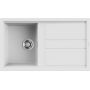 Elleci Best LKB40096 zlewozmywak granitowy 86x51 cm biały zdj.1