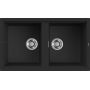 Elleci Best LKB45086 zlewozmywak granitowy 86x51 cm czarny zdj.1