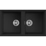 Elleci Best LKB45086BSO zlewozmywak granitowy 83.6x48.8 cm czarny zdj.1