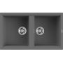 Elleci Best LKB45099 zlewozmywak granitowy 86x51 cm szary/grafitowy/onyx zdj.1