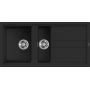 Elleci Best LKB47586 zlewozmywak granitowy 100x51 cm czarny zdj.1