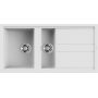 Elleci Best LKB47596 zlewozmywak granitowy 100x51 cm biały zdj.1