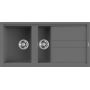 Elleci Best LKB47599 zlewozmywak granitowy 100x51 cm szary/grafitowy/onyx zdj.1