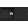 Elleci Best LKB48086 zlewozmywak granitowy 100x51 cm czarny zdj.1